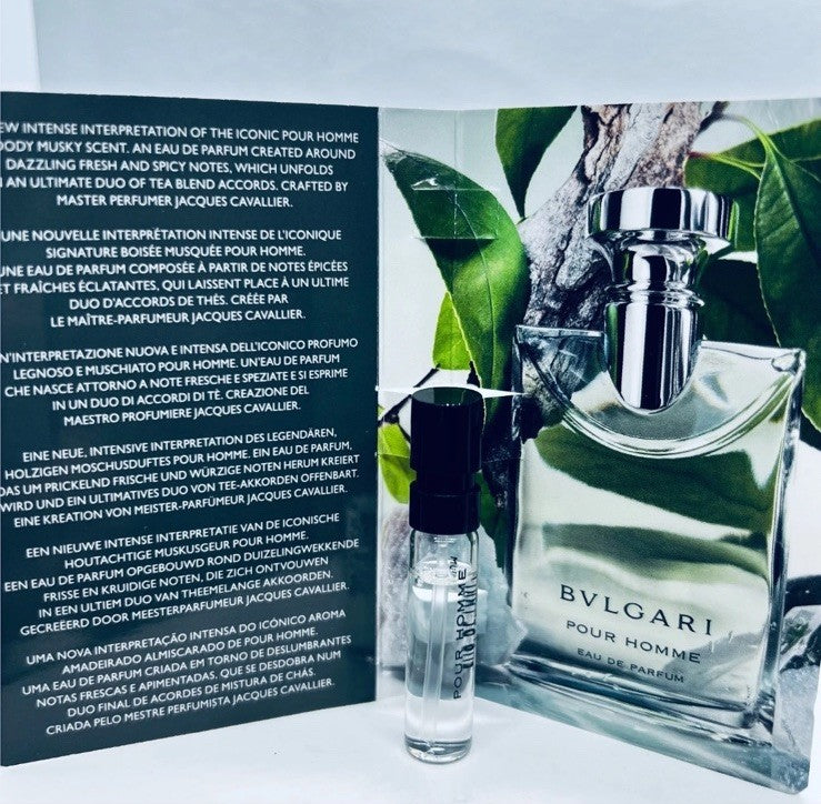 Bvlgari Pour Homme Eau De Parfum Sample Spray 1.5ml
