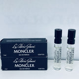 2x Moncler Le Bois Glace Eau de Parfum Sample Spray 2ml/0.06oz