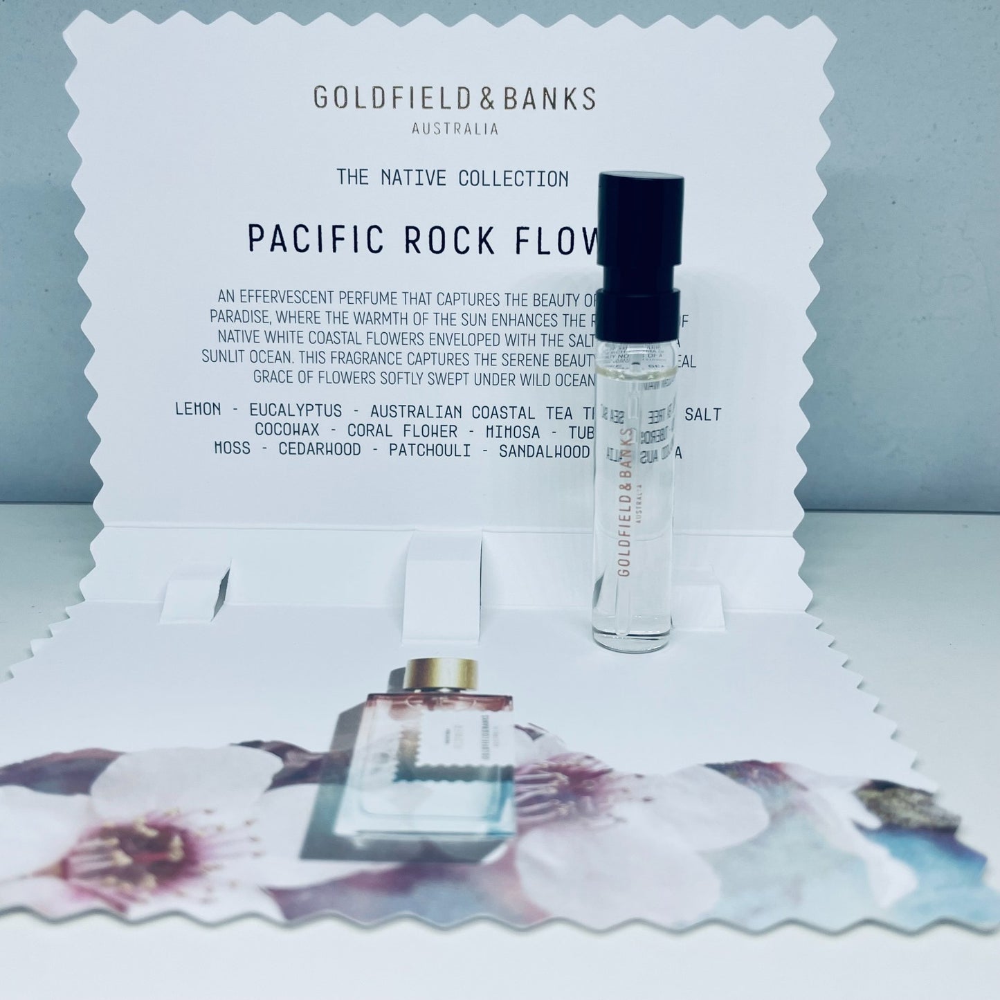 Goldfield & Banks Pacific Rock Flower Eau de Parfum Sample 2ml/0.06oz