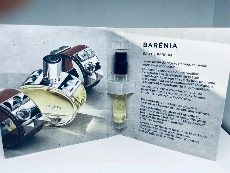 Hermes Barenia Eau de Parfum Sample Spray 2ml/0.06oz New Released 2024