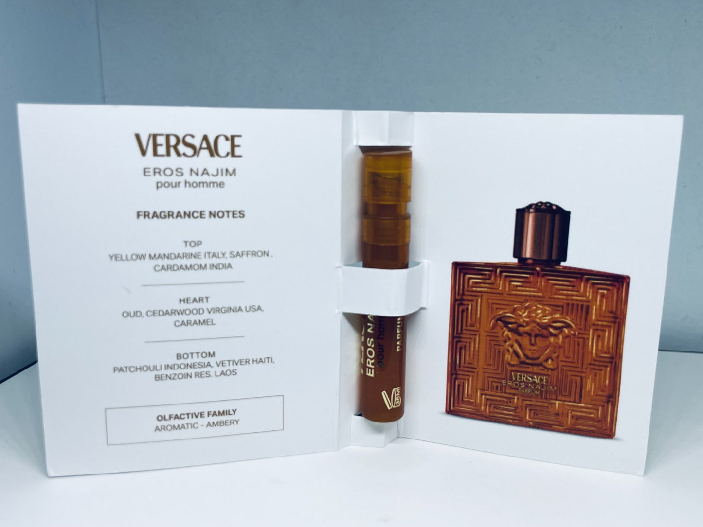 Versace Men Cologne Collection Sample Spray Vials 1ml / 0.03oz 10Pc Set