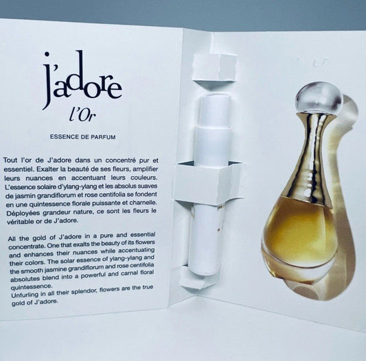 Dior J'adore L'Or Essence de Parfum Sample Spray 1ml