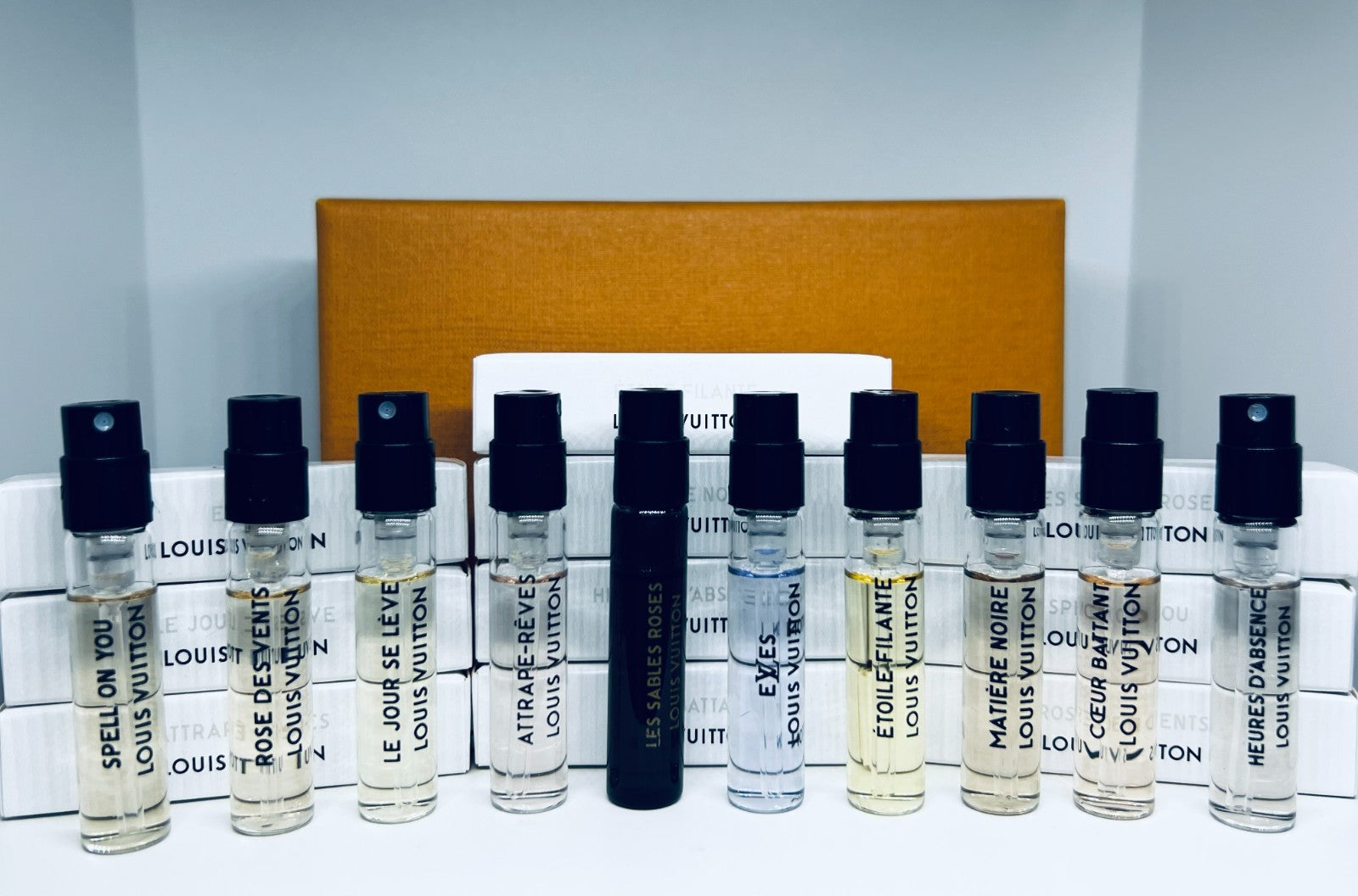 Louis Vuitton Fragrance Collection For Women Sample Spray 10Pc Set