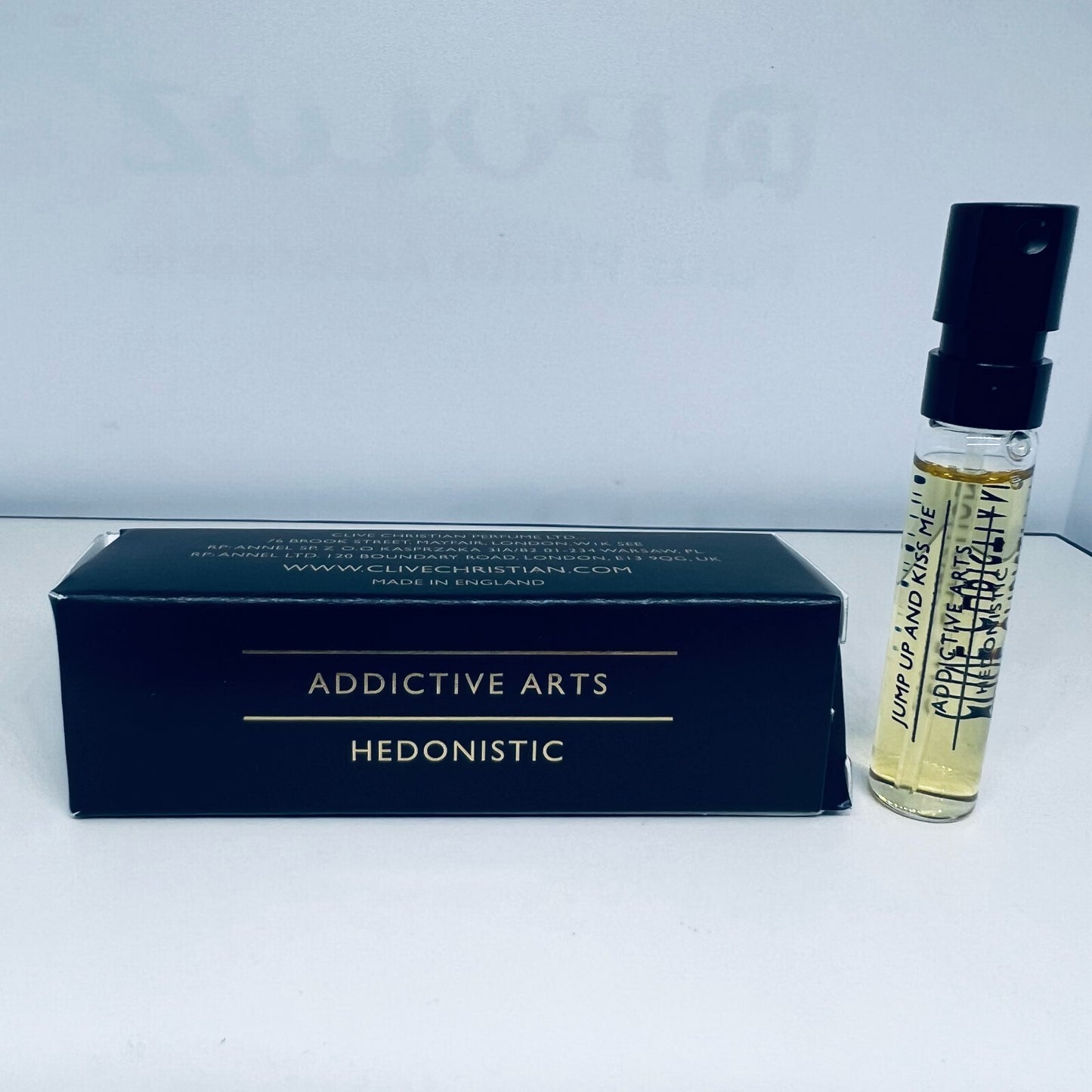 Clive Christian Jump Up And Kiss Me Hedonistic EDP  Sample Spray Vial 2ml/0.07oz