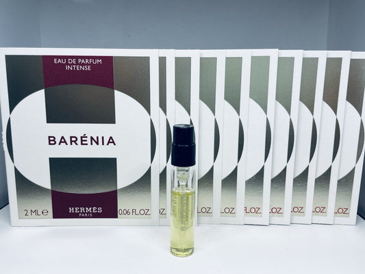 10 pack Hermes Barenia Eau De Parfum Intense Sample Spray 2ml/0.06o