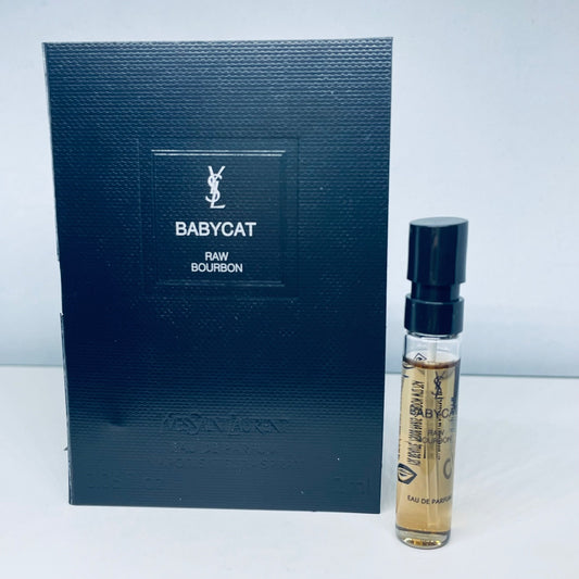 Yves Saint Laurent Babycat Raw Bourbon Eau de Parfum Sample Spray 2ml