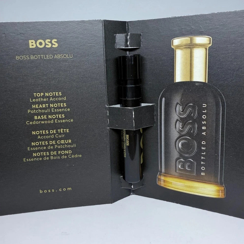 Hugo Boss Men Cologne Collection Sample Spray Vials 7pc Set