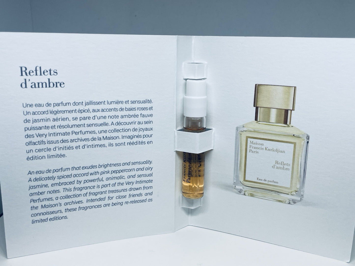 Maison Francis Kurkdjian Men Perfume Collection Sample Spray 10pc Set