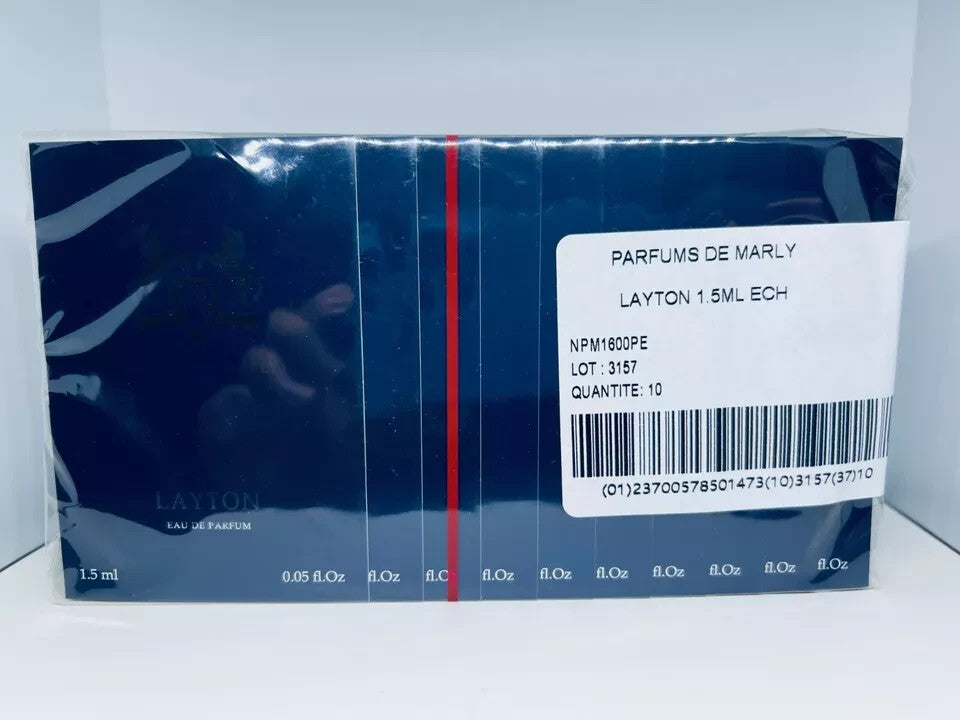 Parfums De Marly Layton Eau de Parfum x 10 Sample Spray 1.5ml
