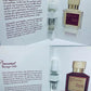 Baccarat Rouge 540 & Extrait by Maison Francis Kurkdjian Vial Sample Set 2ml