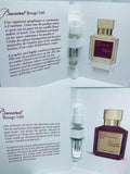 Baccarat Rouge 540 & Extrait by Maison Francis Kurkdjian Vial Sample Set 2ml
