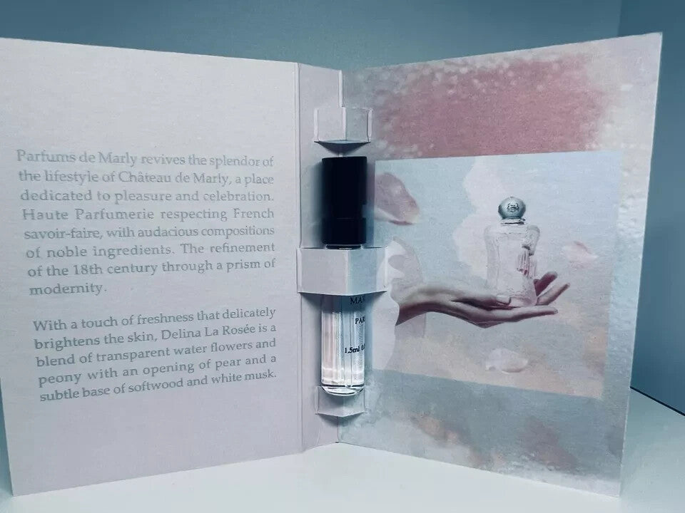 Parfums De Marly DELINA Discovery Sample Set 1.5ml / 0.05oz New