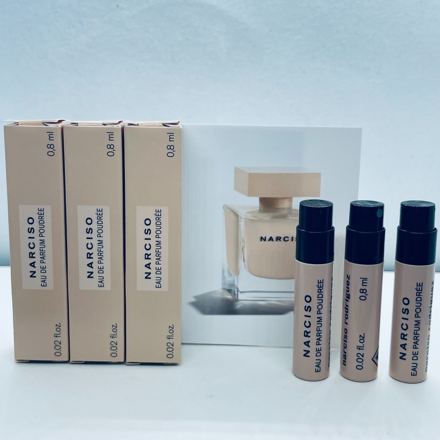 3 Narciso Rodriguez Perfume Sample Spray 0.6ml - 1ml -Choose Your Scents