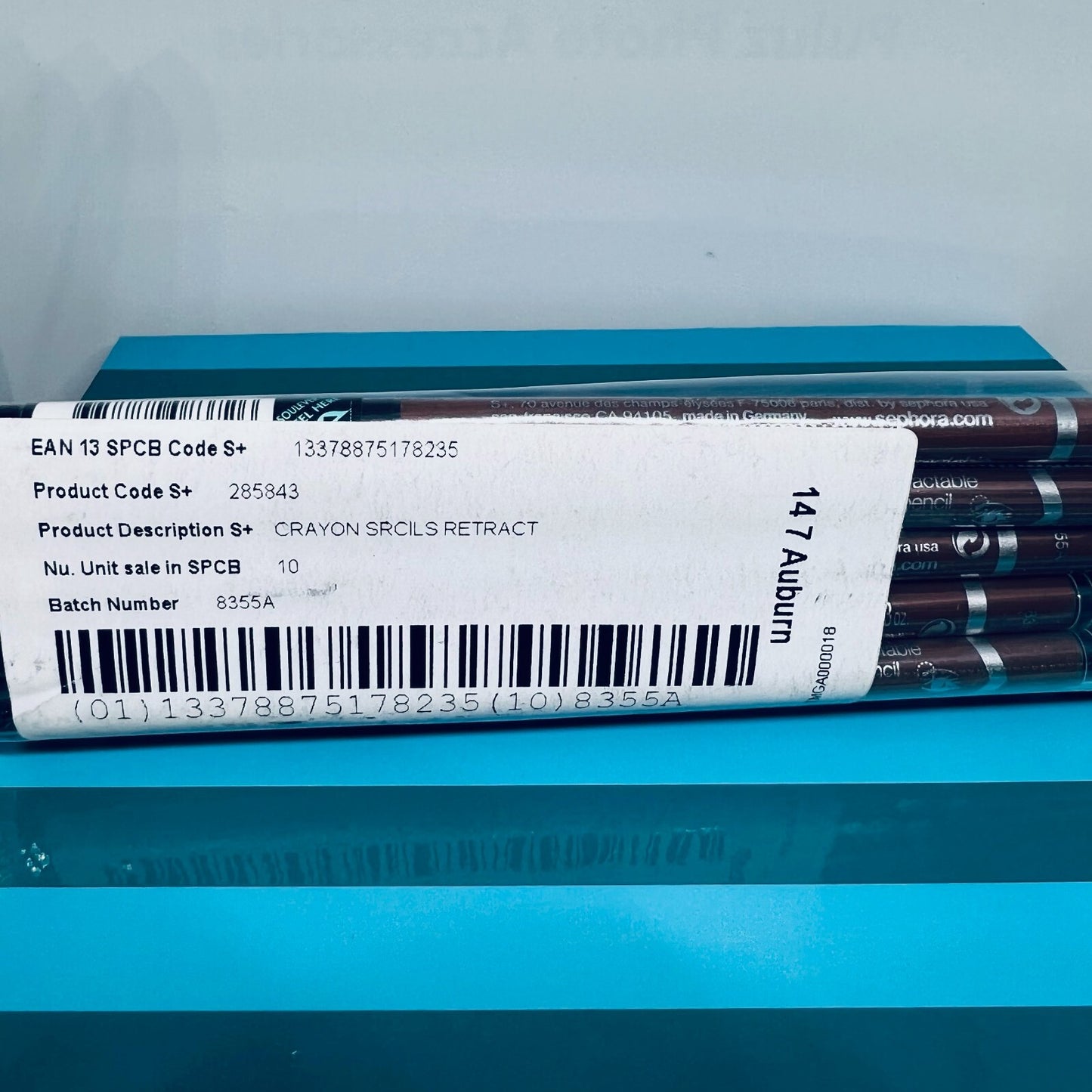 10x SEPHORA COLLECTION retractable Brow Pencil Waterproof 07 Auburn - New & Seal
