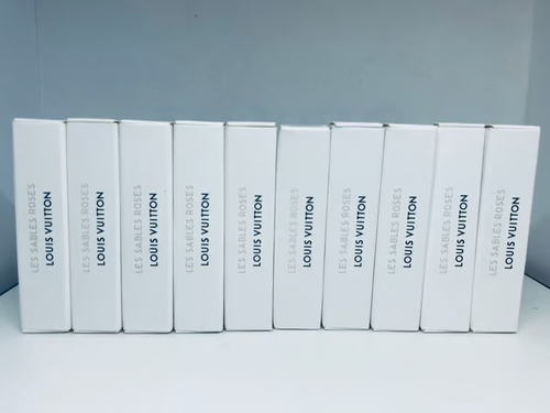 10 Pack Louis Vuitton Les Sables Roses Eau De Parfum Sample Spray 2ml/.06oz Each