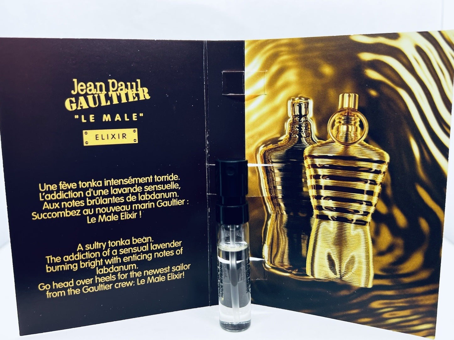 Jean Paul Gaultier Le Male ELIXIR Parfum Sample 1.5ml