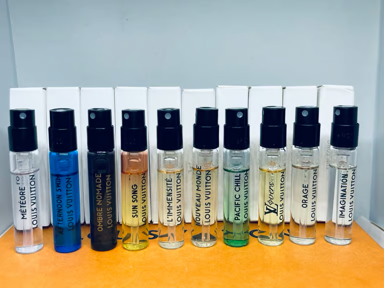 Louis Vuitton Men Perfume Discovery Sample Spray 10pc Set