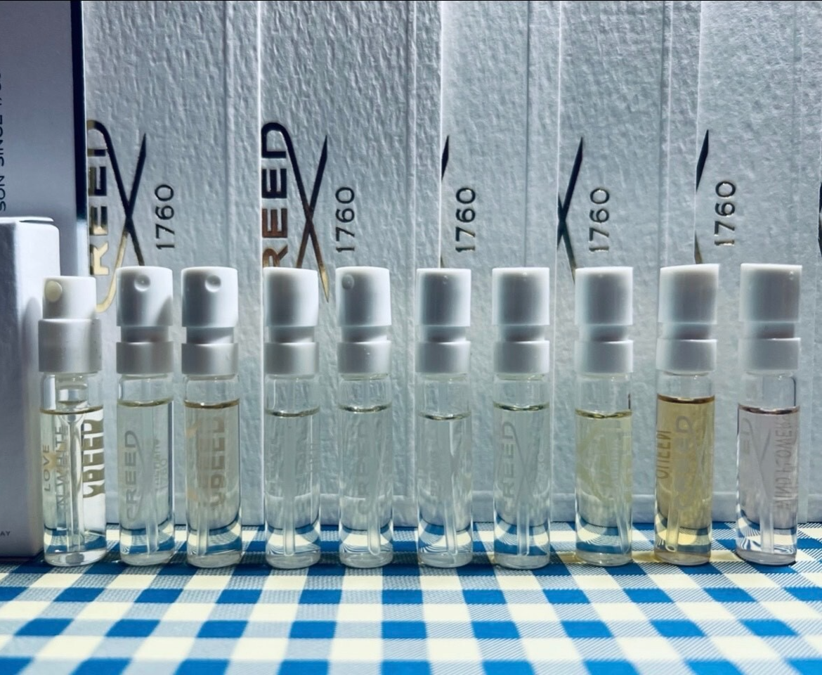 Creed Perfume Collection For Women Sample Spray Vials 10pc Set