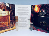 Bvlgari Man In Black + Terrae Essenc EDP Sample Spray 1.5ml 0.05oz DUO Set