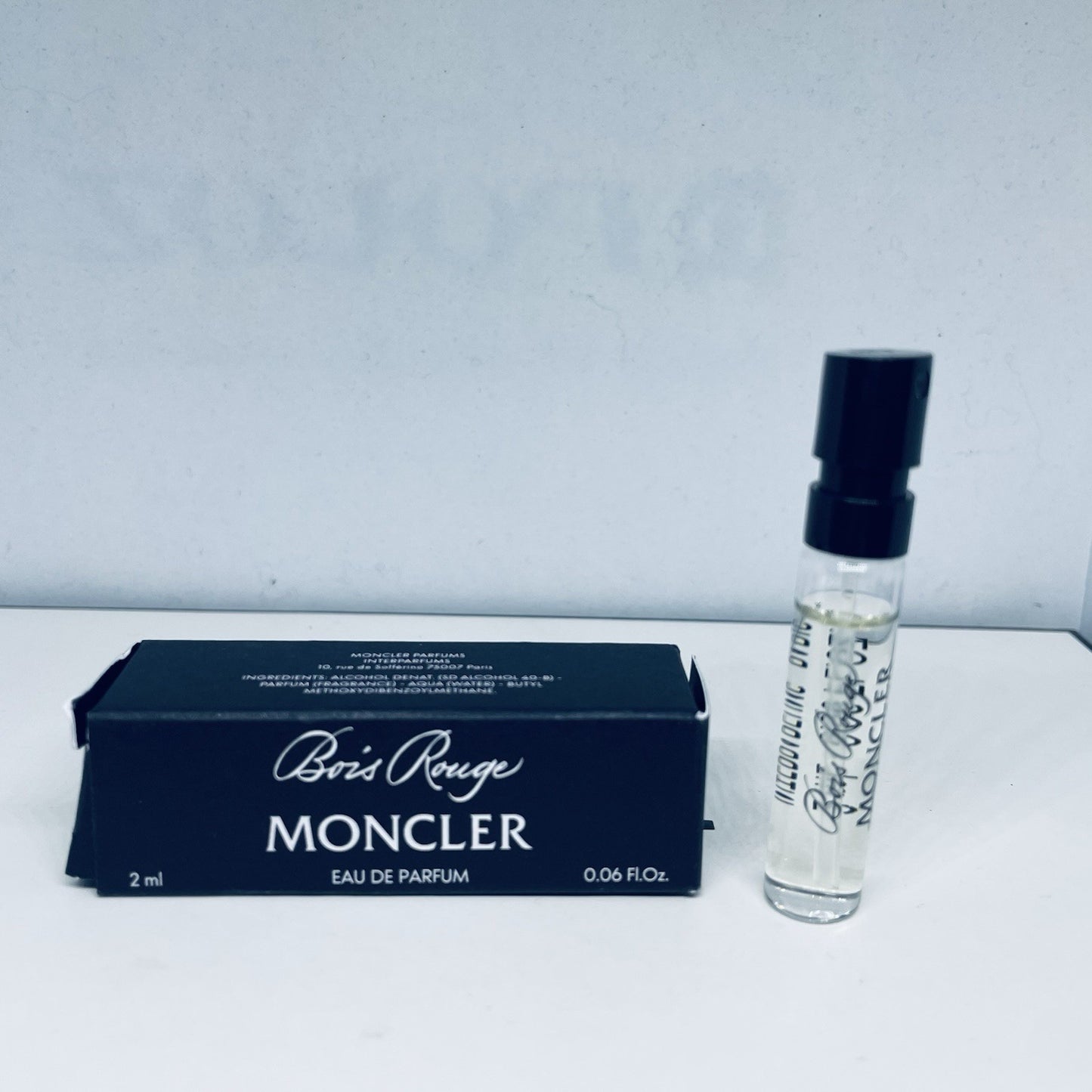 10 Pack Moncler Bois Rouge Eau de Parfum Sample Spray 2ml