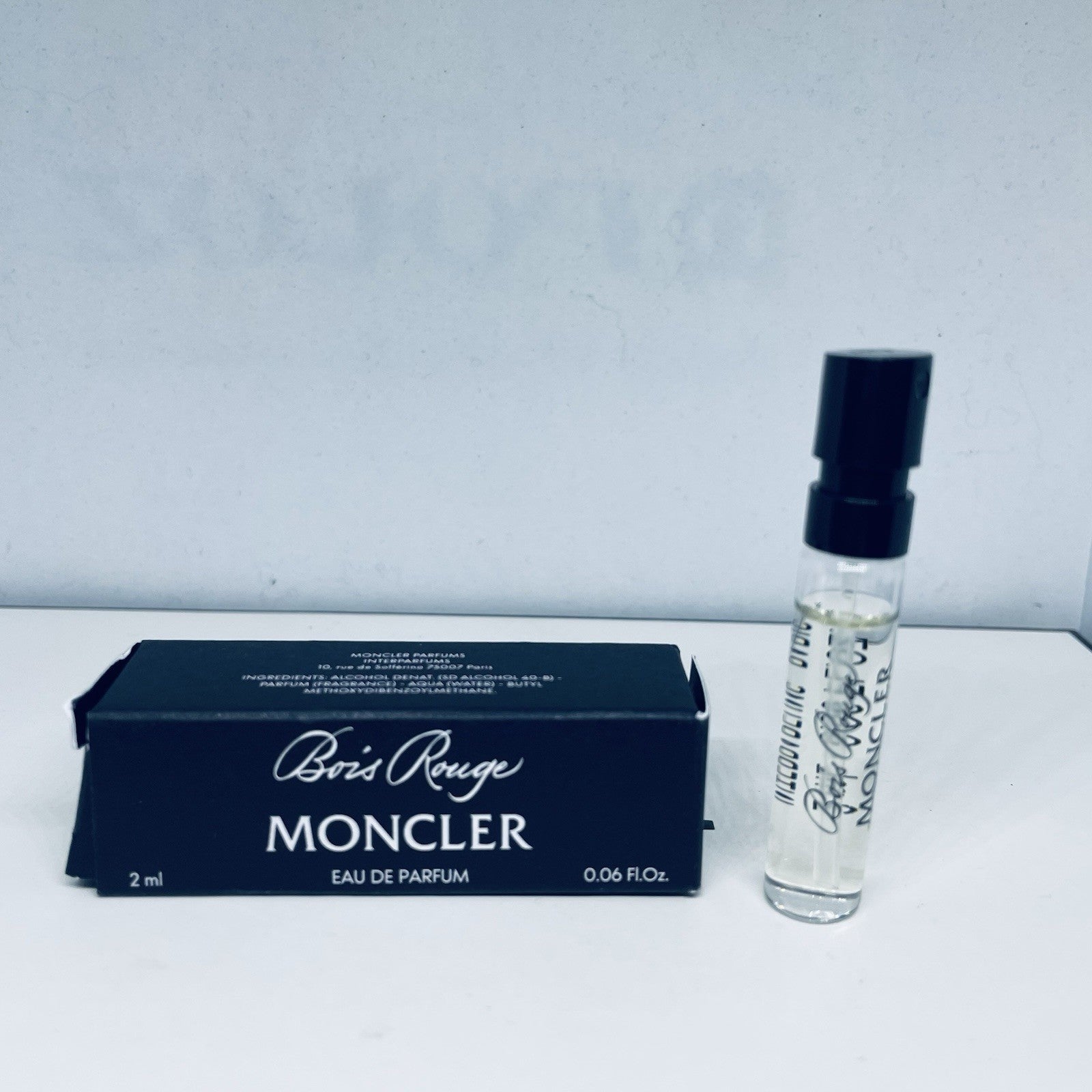 10 Pack Moncler Bois Rouge Eau de Parfum Sample Spray 2ml
