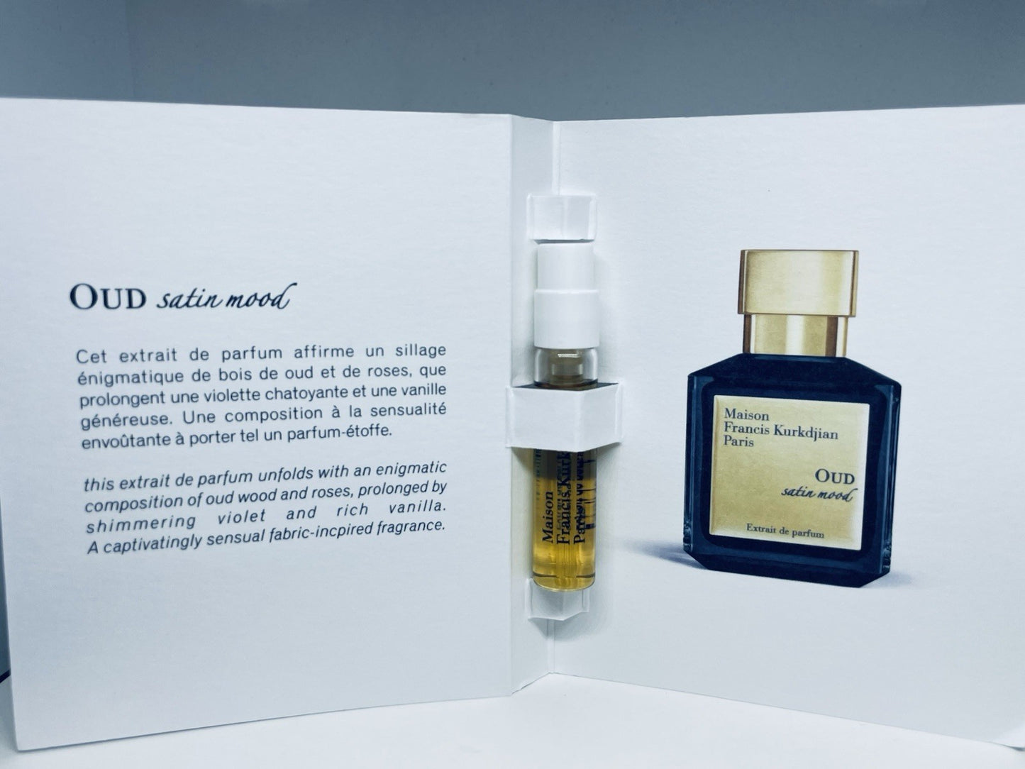 Maison Francis Kurkdjian Oud Perfume Discover Collection Sample Spray 6pc Set