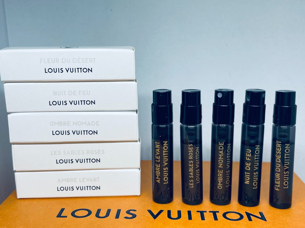 Louis Vuitton Oud Perfumes Collection Sample Vials Spray 2ml/0.06oz 5Pc Set