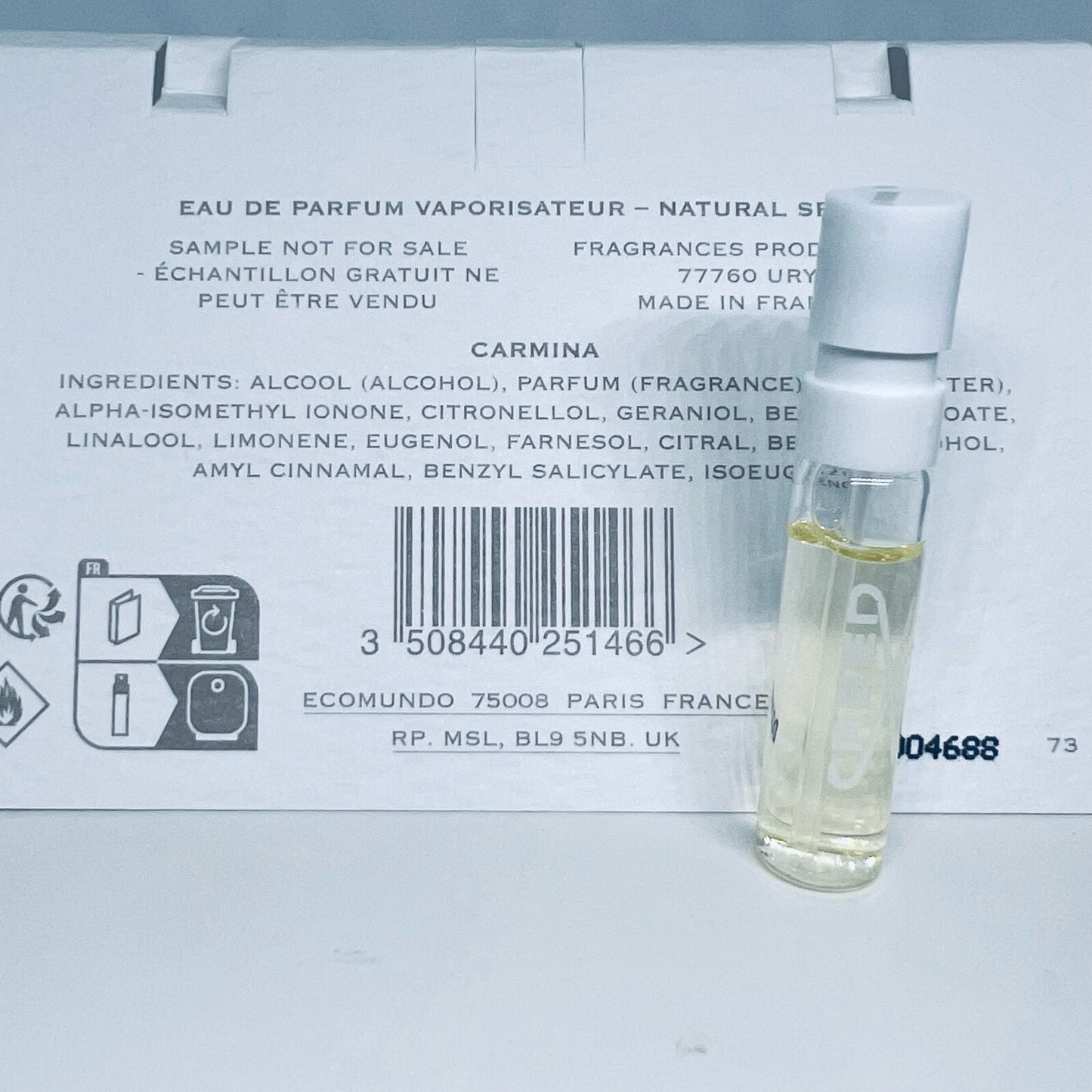 Creed Carmina Eau de Parfum Sample Spray 2ml New Release 2023