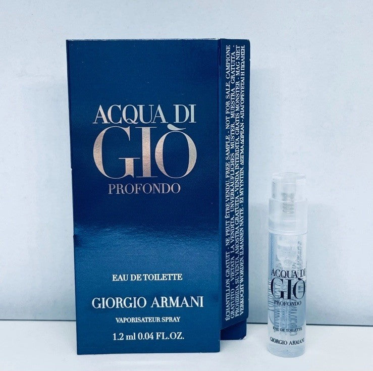 Giorgio Armani Acqua di Giò Profondo Eau de Toilette Sample Spray 1.2ml
