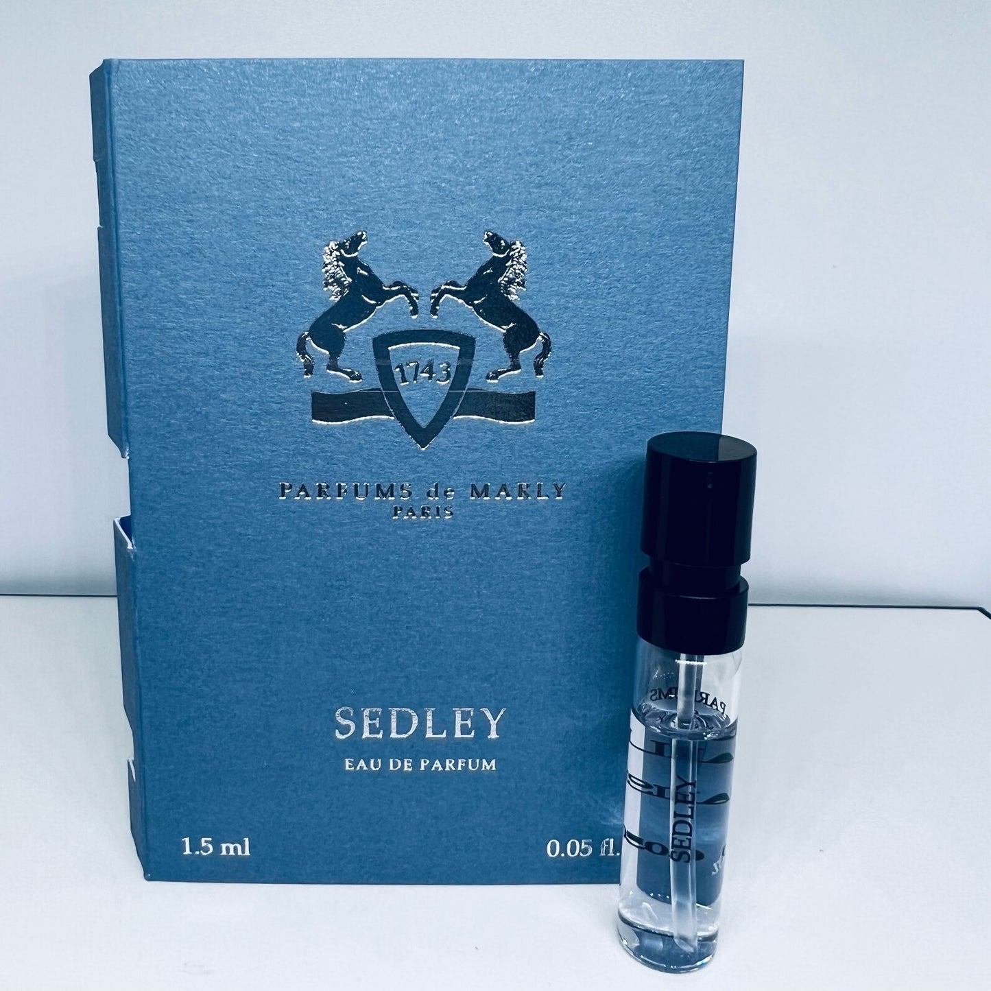 Parfums De Marly Sedley EDP Official Carded Sample Spray 0.05oz / 1.5ml New