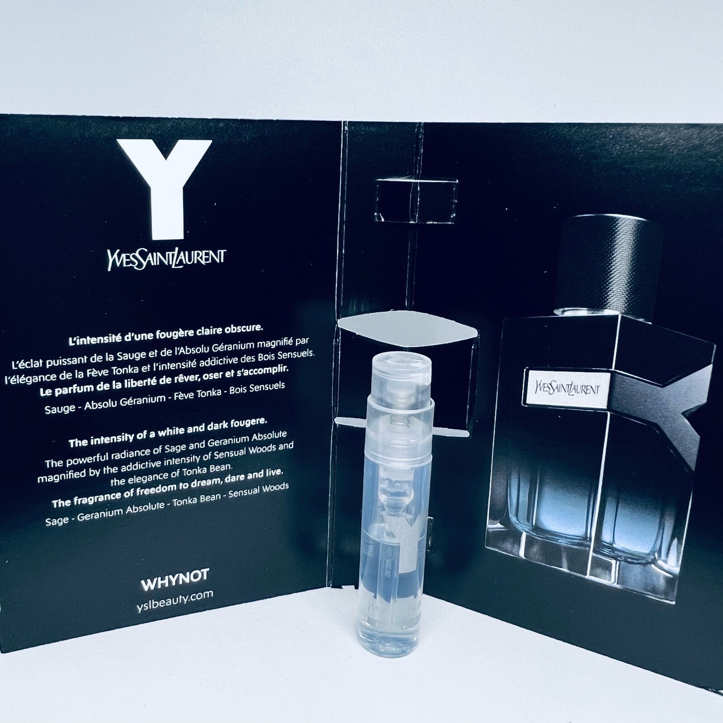 Yves Saint Laurent Cologne Collection Sample Spray Vials 1.2ml / 0.04oz 10pc Set