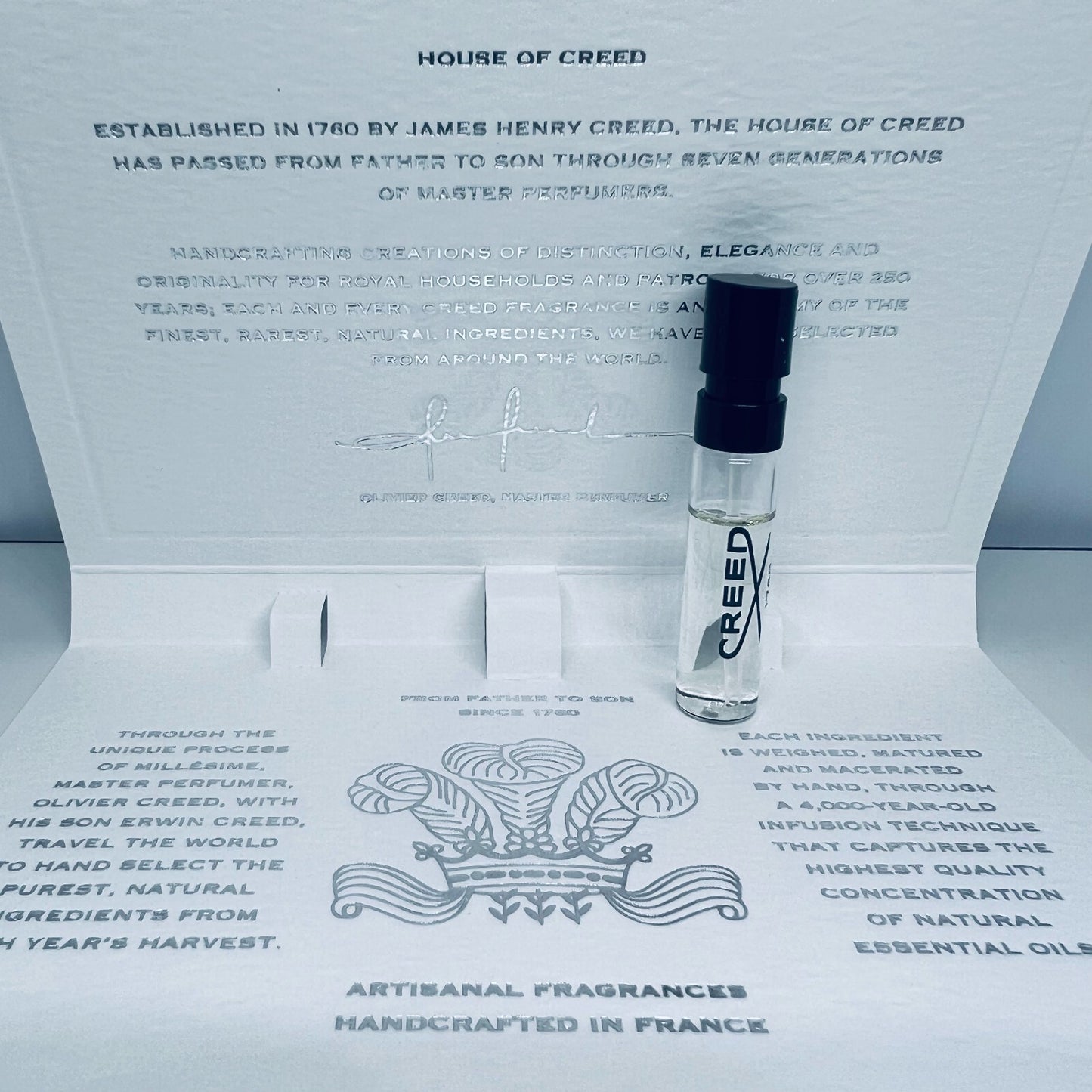CREED Green Irish Tweed Eau De Parfum Spray 1.5ml / 0.05oz New On Card