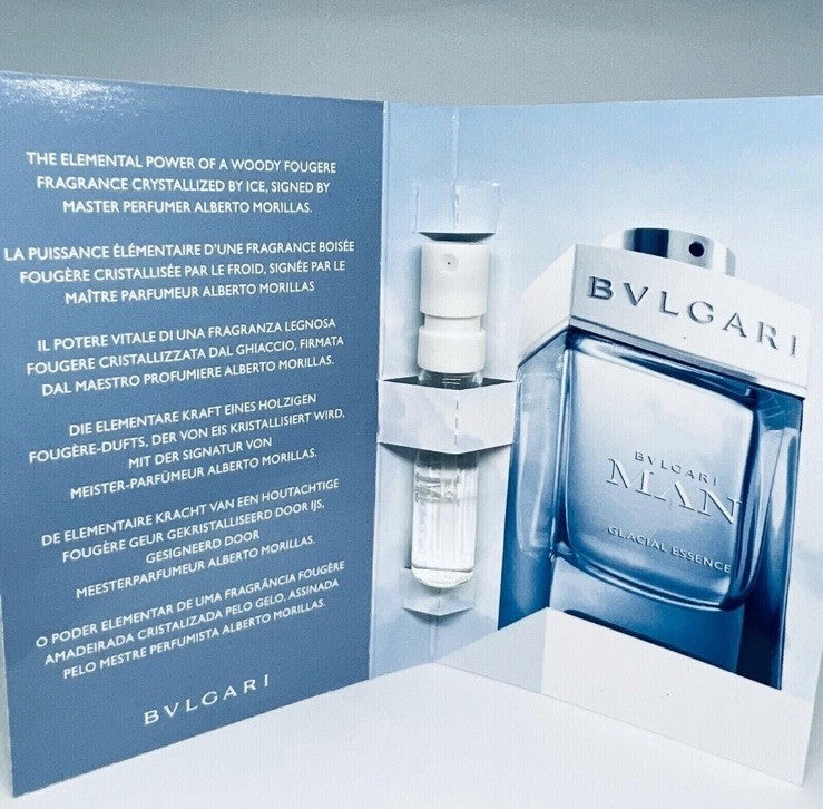 Bvlgari Man Glacial Essence Eau De Parfum Sample Spray 1.5ml