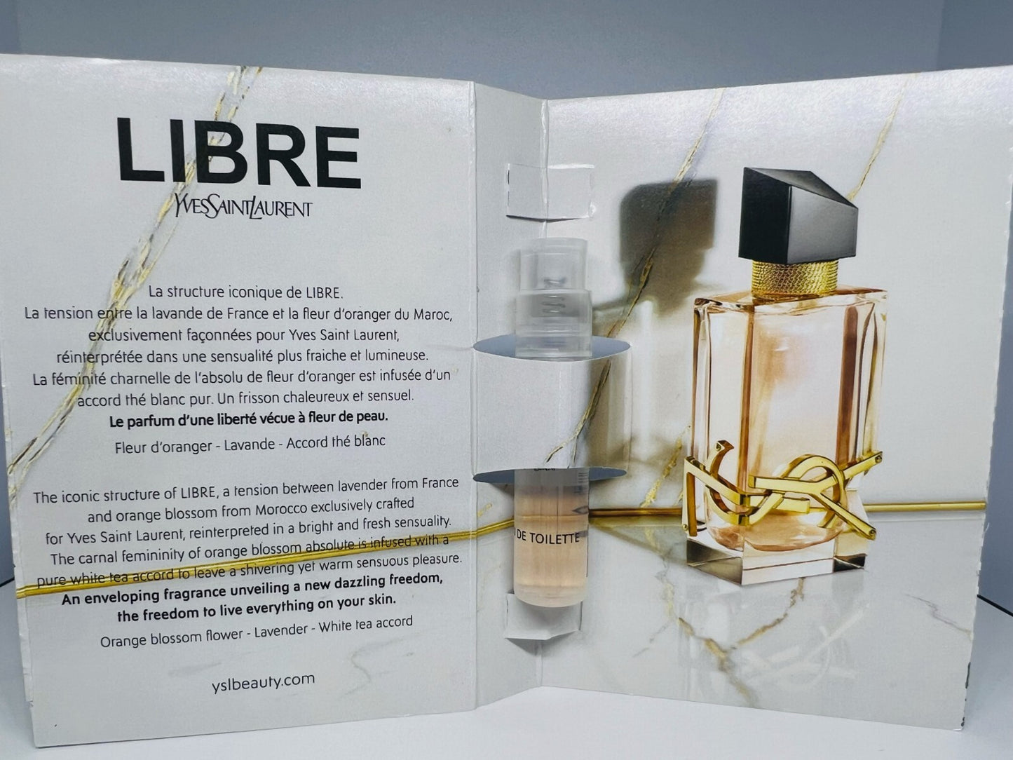 Yves Saint Laurent Libre Perfume Collection Sample Spray 7pc Set