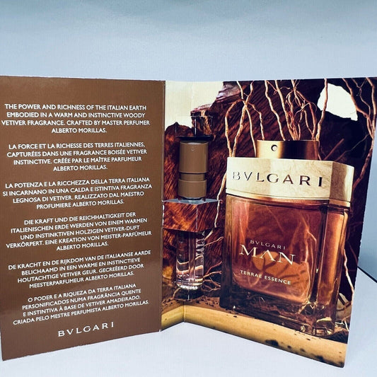 Bvlgari Cologne Collection For Men Sample Spray Vials 5Pc Set