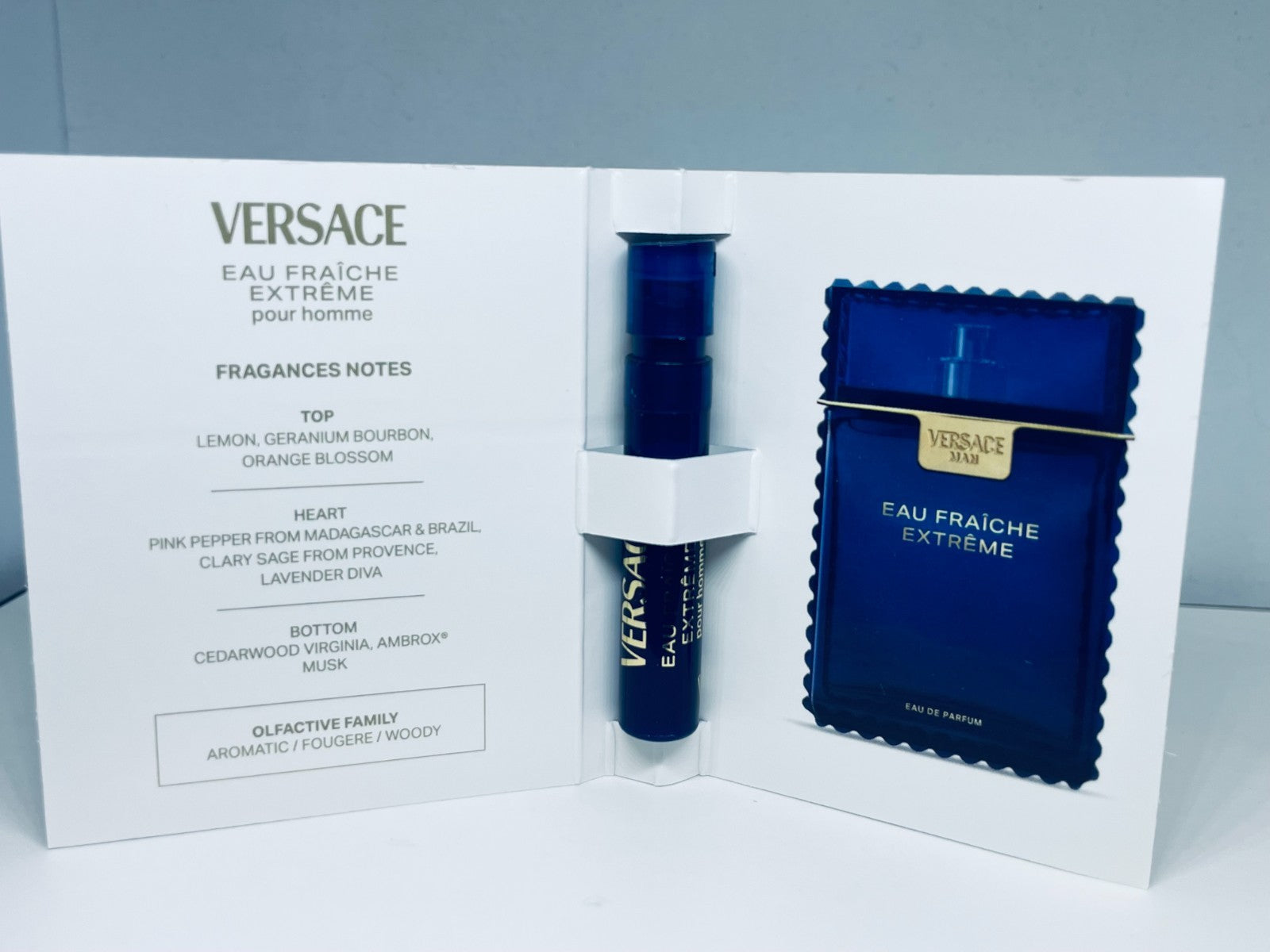 Versace Men Cologne Collection Sample Spray Vials 1ml / 0.03oz 10Pc Set
