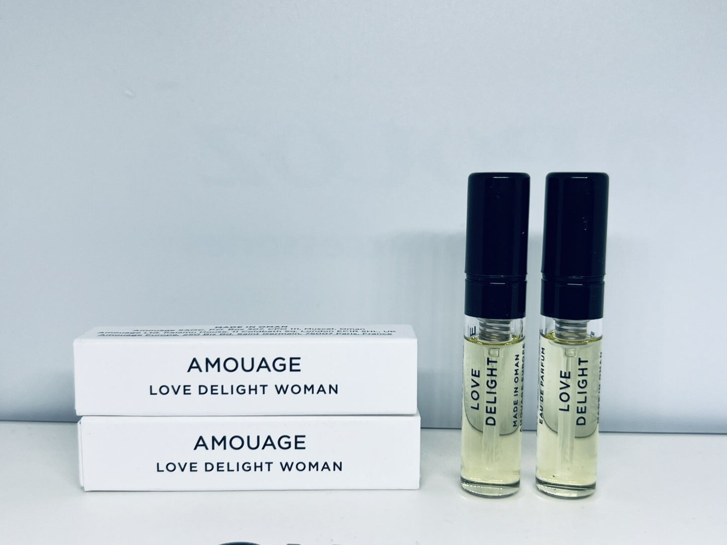 2pc Amouage Love Delight Women EDP Sample Spray 2ml