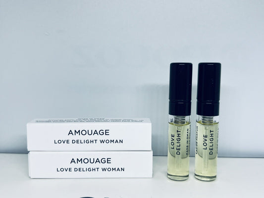 2pc Amouage Love Delight Women EDP Sample Spray 2ml
