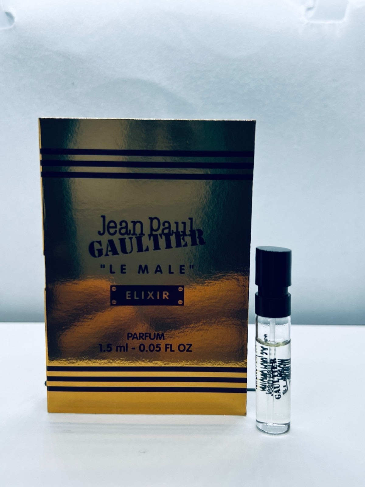 Le Male ELIXIR Parfum By Jean Paul Gaultier Sample Spray 1.5ml /0.05oz