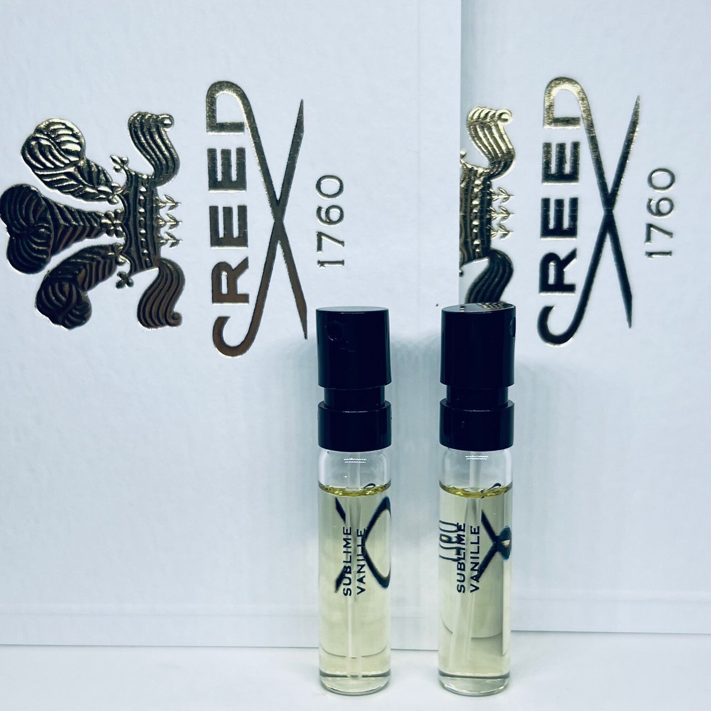 2 Creed Sublime Vanille Eau De Parfum Perfume Sample Spray