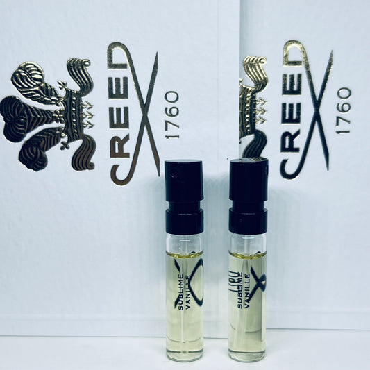2 Creed Sublime Vanille Eau De Parfum Perfume Sample Spray