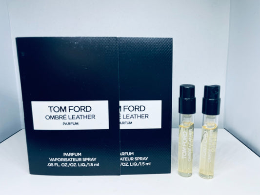 2 Tom Ford Ombre Leather Parfum Perfume Sample Spray 1.5ml