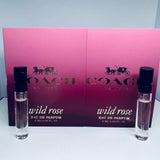 2x Coach New York Wild Rose Eau De Parfum Sample Spray 2ml / 0.06oz