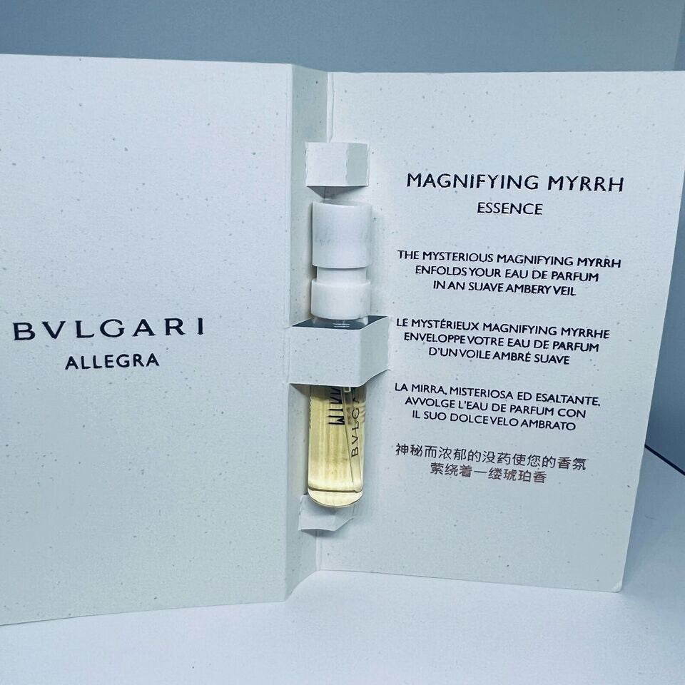 Bvlgari Allegra Magnifying Myrrh Essence Eau de Parfum Sample - 1.5ml/0.05oz