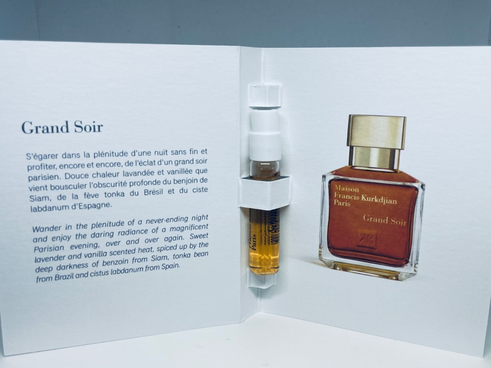 Maison Francis Kurkdjian Perfume Collection For Men Sample Spray 10pc Set 2ml