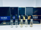 Carolina Herrera Bad Boy Pefume Collection Sample Spray Vials 5pc Set
