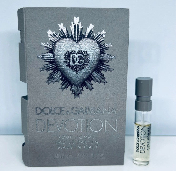 Dolce & Gabbana Devotion Pour Homme Eau De Parfum Sample Spray 1.5ml