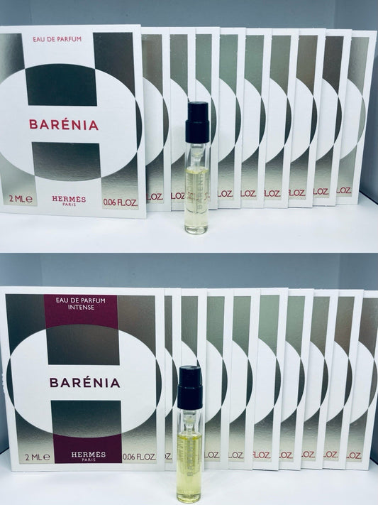 20 Hermes Barenia Eau De Parfum &  Barenia Intense Perfume Sample Spray 2ml