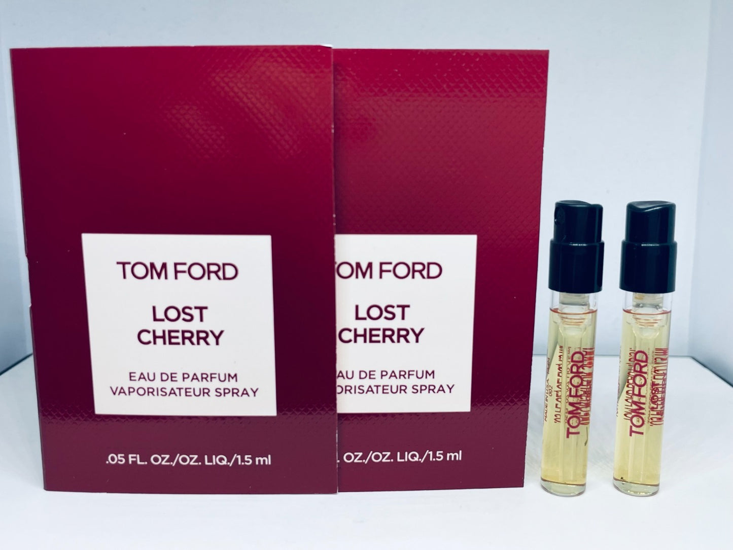 2 Tom Ford Lost Cherry Eau de Parfum Sample Spray 1.5ml