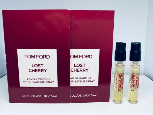 2 Tom Ford Lost Cherry Eau de Parfum Sample Spray 1.5ml